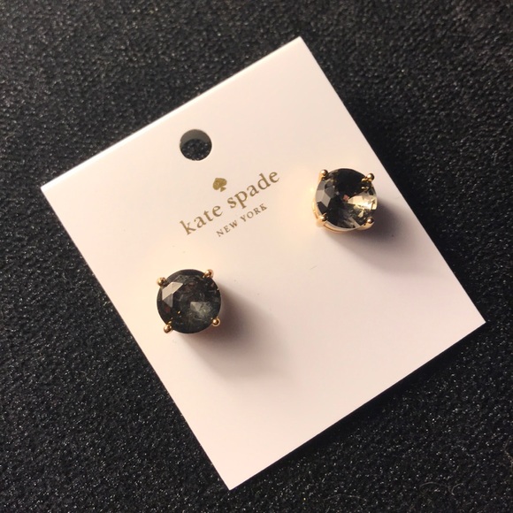 Kate Spade Black stud earrings - Picture 1 of 3